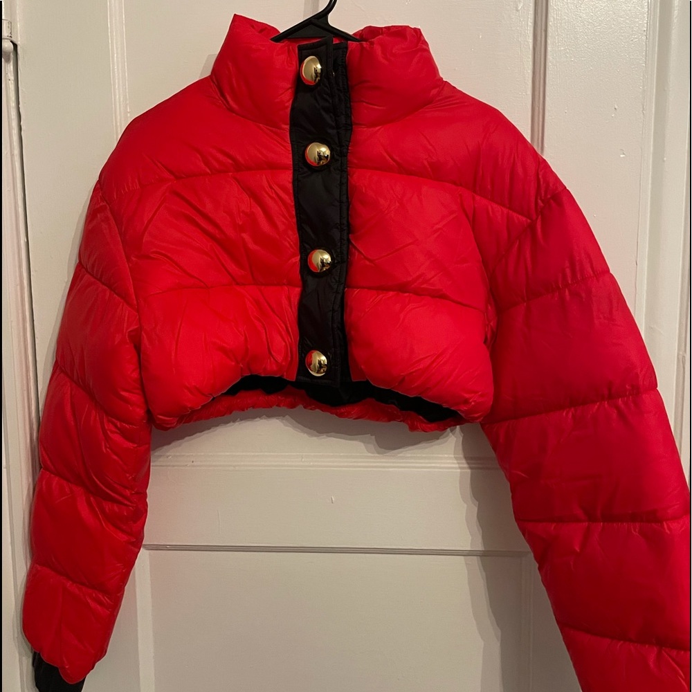Moschino x H&M Cropped Puffer Jacket
